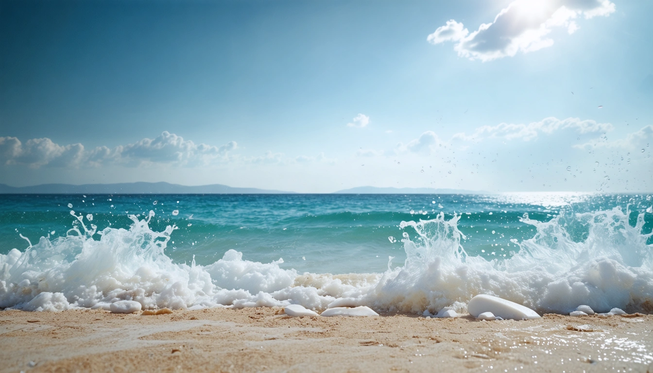 A tranquil cove with whitewashed steps
